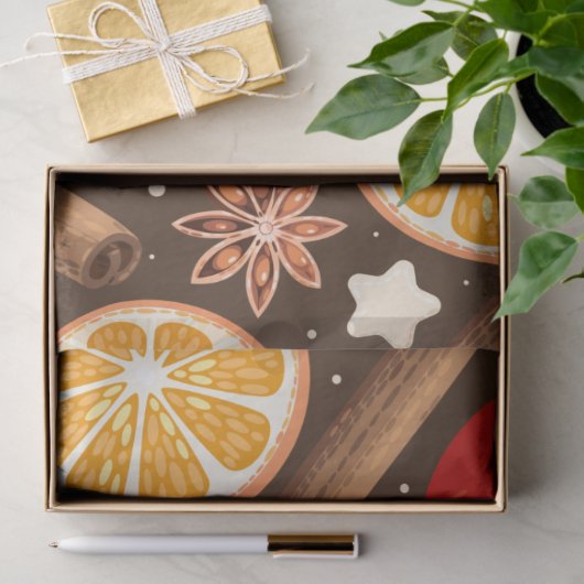 Weihnachtsapfel | Appellettpapier Seidenpapier (Geschenk)