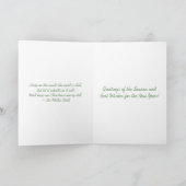 Weihnachtsapfel-Karte Feiertagskarte (Innenseite)