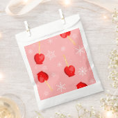 Weihnachtsäpfel Rosa Geschenktütchen (Ausgeschnitten)