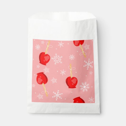 Weihnachtsäpfel Rosa Geschenktütchen (Vorderseite)