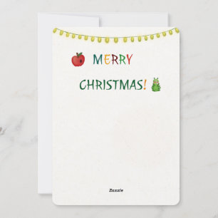 Weihnachtsapfelkekskarte Feiertagskarte