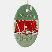 WEIHNACHTSapotheken-DOKTOR Keramik Ornament (Rechts)