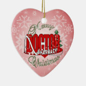 WEIHNACHTSapotheken-DOKTOR Keramik Ornament (Rechts)