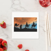 Weihnachtsapplikation Serviette (Beispiel)