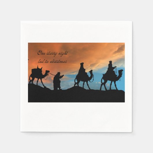 Weihnachtsapplikation Serviette (Vorderseite)