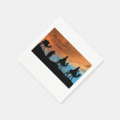 Weihnachtsapplikation Serviette (Ecke)