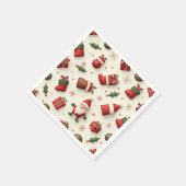 Weihnachtsapplikation Serviette (Ecke)