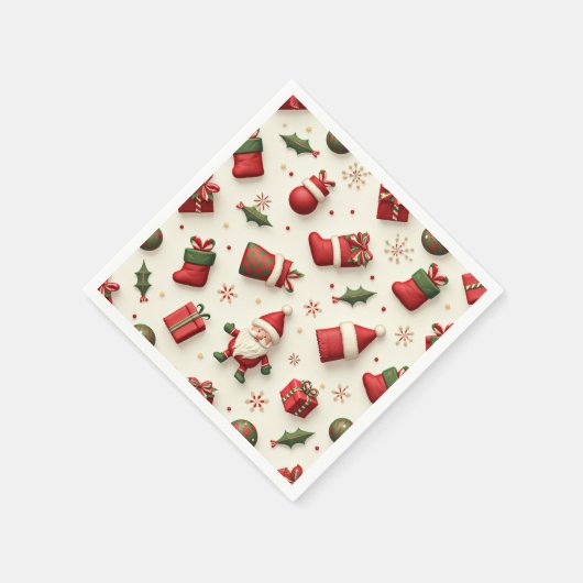 Weihnachtsapplikation Serviette (Ecke)