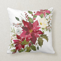 WeihnachtsAquarell-Poinsettia