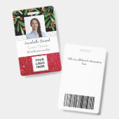 Weihnachtsarbeiter Ausweis (Vorder- & Rückseite)