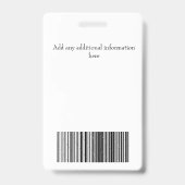 Weihnachtsarbeiter Ausweis (Rückseite)