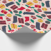 Weihnachtsartikel Muster Geschenkpapier (Ecke)