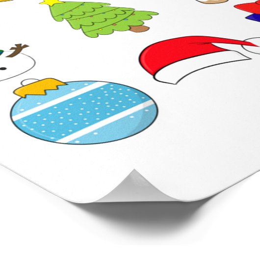 Weihnachtsartikel Poster (Ecke)