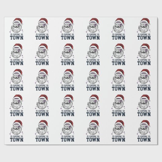 Weihnachtsassistent RN Nurse Santa Xmas Geschenkpapier (Flach)