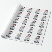 Weihnachtsassistent RN Nurse Santa Xmas Geschenkpapier (Ungerollt)