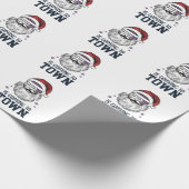 Weihnachtsassistent RN Nurse Santa Xmas Geschenkpapier (Ecke)