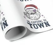 Weihnachtsassistent RN Nurse Santa Xmas Geschenkpapier (Rolleneckpunkt)