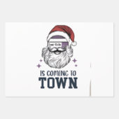 Weihnachtsassistent RN Nurse Santa Xmas Geschenkpapier Set (Vorderseite 3)