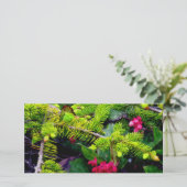 Weihnachtsast Feiertagskarte (Stehend Vorderseite)