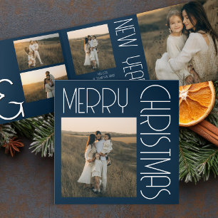 Weihnachtsästhetische Vintage kundenspezifische Na Dreifach-gefaltete Programmkarte