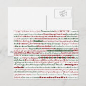 Weihnachtsauf der ganzen Welt Feiertagspostkarte (Vorne/Hinten)