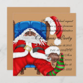 Weihnachtsaufenthalt Einladung (Vorne/Hinten)