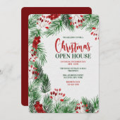 Weihnachtsaufenthalt Einladung (Vorne/Hinten)