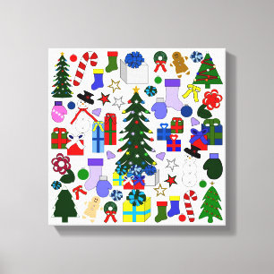 Weihnachtsaufenthalt Leinwand Bild