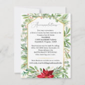 Weihnachtsaufenthalte in Aquarellen Karte (Vorderseite)