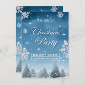 Weihnachtsaufenthalte, Weihnachts-Einladungen Einladung (Vorne/Hinten)