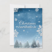 Weihnachtsaufenthalte, Weihnachts-Einladungen Einladung (Rückseite)