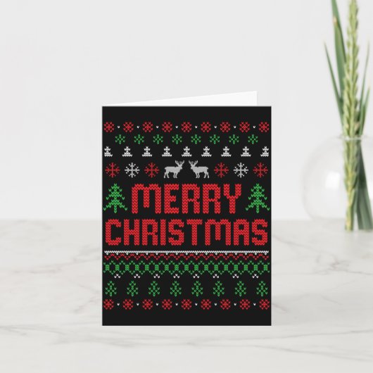 Weihnachtsaufführung Karte (Vorderseite)