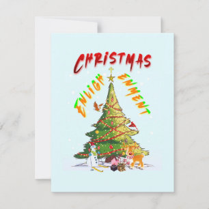 Weihnachtsaufklärung Dankeskarte