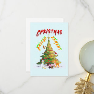 Weihnachtsaufklärung Dankeskarte