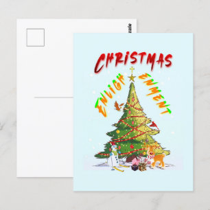 Weihnachtsaufklärung Postkarte