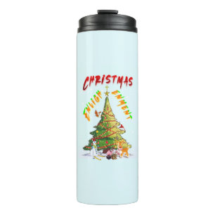 Weihnachtsaufklärung Thermosbecher