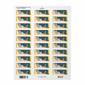 Weihnachtsaufkleber (Vorne)