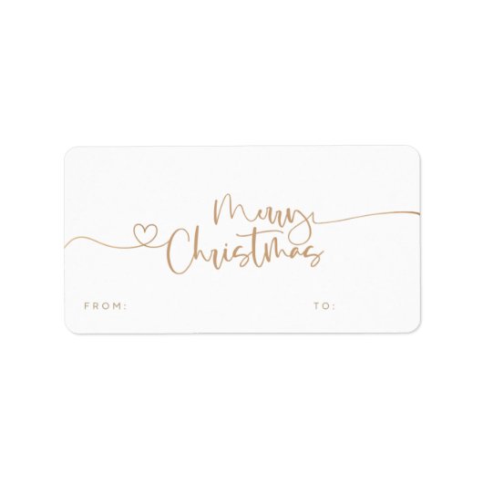 Weihnachtsaufkleber Adressaufkleber (Vorne)