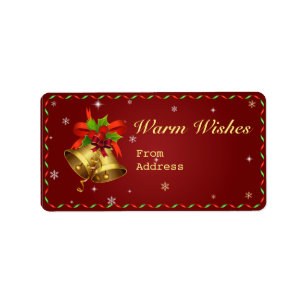 Weihnachtsaufkleber Adressaufkleber