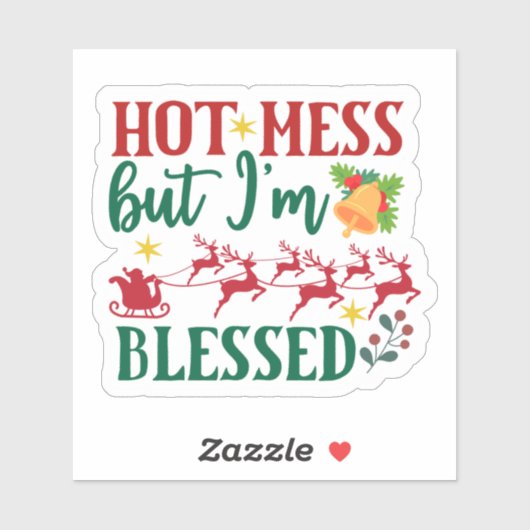 Weihnachtsaufkleber Aufkleber (Blatt)