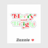 Weihnachtsaufkleber Aufkleber (Blatt)