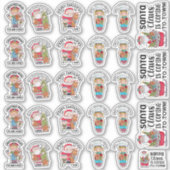 Weihnachtsaufkleber Aufkleber (Vorderseite)