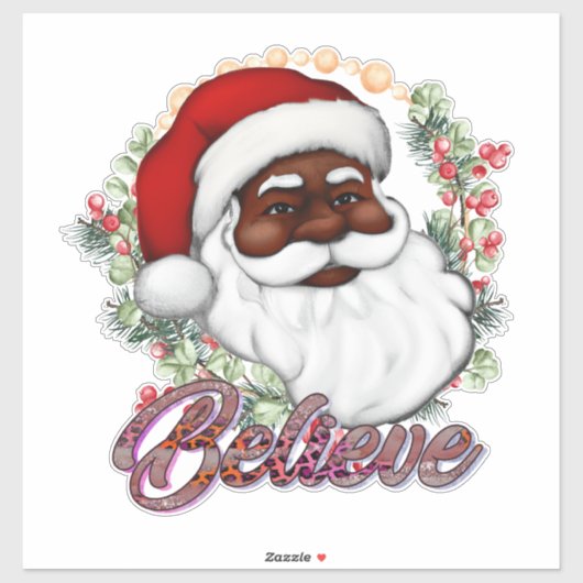 Weihnachtsaufkleber Claus Xmas Decals Spaß Aufkleber (Blatt)