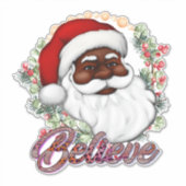 Weihnachtsaufkleber Claus Xmas Decals Spaß Aufkleber (Vorderseite)