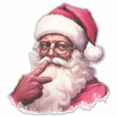 Weihnachtsaufkleber Claus Xmas Decals Spaß Aufkleber (Vorderseite)