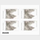 Weihnachtsaufkleber Custom Christmas Trecker Rechteckiger Aufkleber (Blatt)