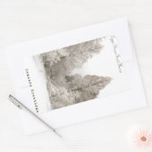 Weihnachtsaufkleber Custom Christmas Trecker Rechteckiger Aufkleber (Umschlag)