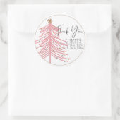 Weihnachtsaufkleber, danke Stickers (Tasche)