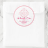 Weihnachtsaufkleber, Dusche oder Erste Kommune Runder Aufkleber (Tasche)