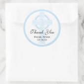 Weihnachtsaufkleber, Dusche oder Erste Kommune Runder Aufkleber (Tasche)